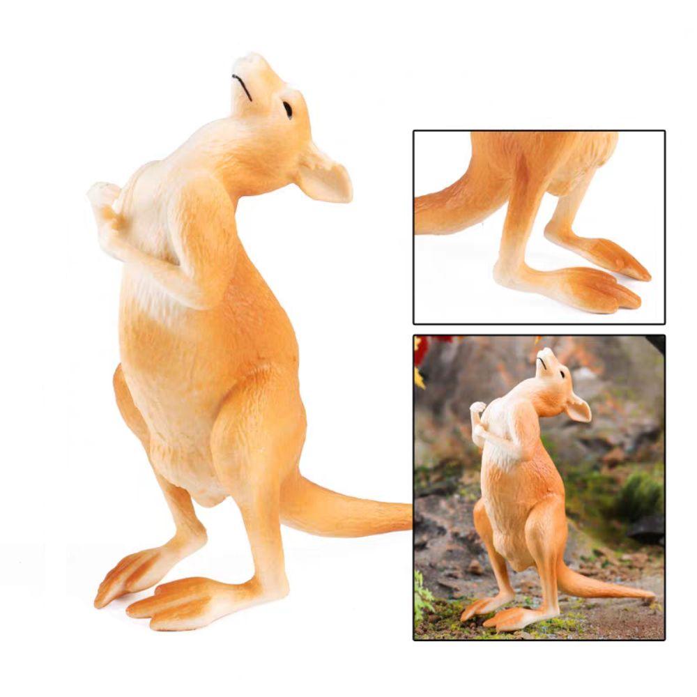Handmad Simulated Wildlife Model Statue Simulated Wild Kangaroo Figurines Children Gifts Style D
Handmad Simulated Wildlife Model Statue Simulated Wild Kangaroo Figurines Children Gifts Style D