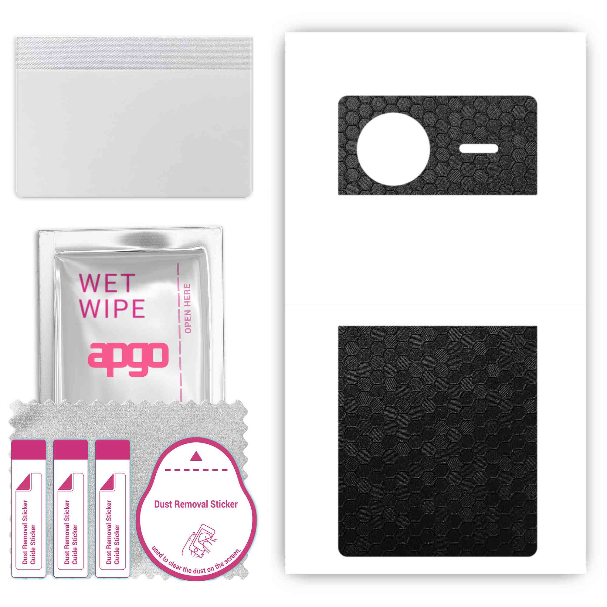 apgo Protective Skin Sticker for the back compatible with Vivo X Flip, Wrap Film, Foil, Vinyl - Pattern Black Honeycomb
apgo Protective Skin Sticker for the back compatible with Vivo X Flip, Wrap Film, Foil, Vinyl - Pattern Black Honeycomb