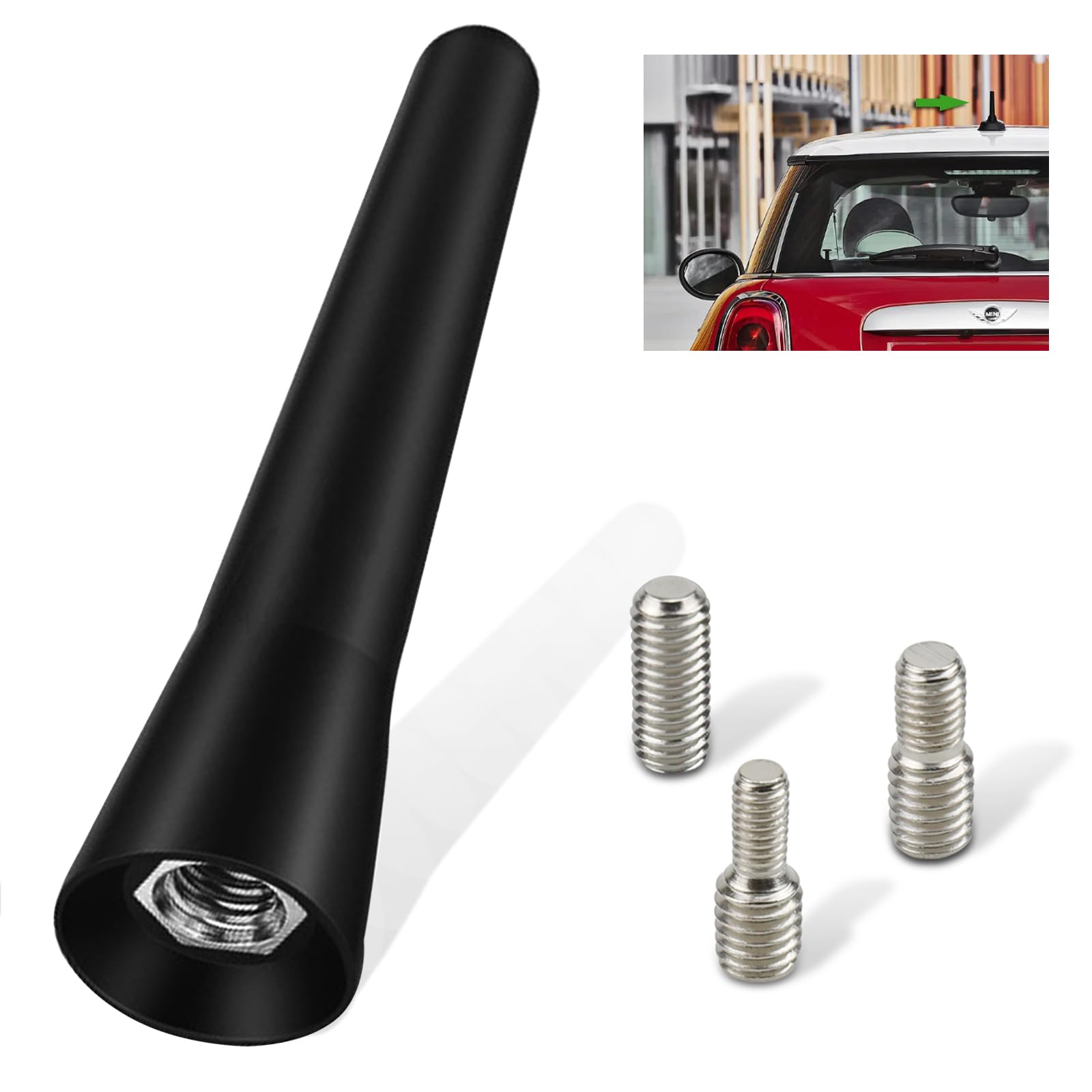 Topamz Short Antenna Car Antenna AM/FM Antenna General Purpose High Sensitivity Mast Carbon Fiber Antenna (6.5cm/Installation Parts Included)
Topamz Short Antenna Car Antenna AM/FM Antenna General Purpose High Sensitivity Mast Carbon Fiber Antenna (6.5cm/Installation Parts Included)