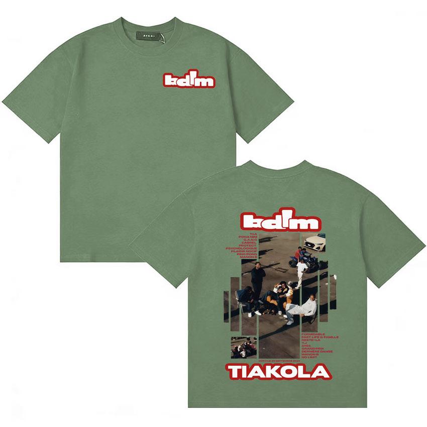 Rapper TIAKOLA Bdim Tour Merch T Shirt Oversized Unisexs Fashion Short Sleeve Tshirt Vintage ONeck Loose Tee Clothing Teenagers 4XL
Rapper TIAKOLA Bdim Tour Merch T Shirt Oversized Unisexs Fashion Short Sleeve Tshirt Vintage ONeck Loose Tee Clothing Teenagers 4XL