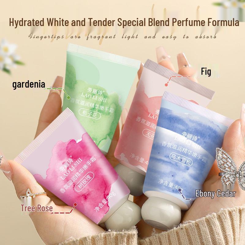 Gardenia Scented Hand Cream for Women: Moisturizing, Nourishing, Whitening & Long-Lasting Protection Against Chapping for Autumn & Winter.
Gardenia Scented Hand Cream for Women: Moisturizing, Nourishing, Whitening & Long-Lasting Protection Against Chapping for Autumn & Winter.