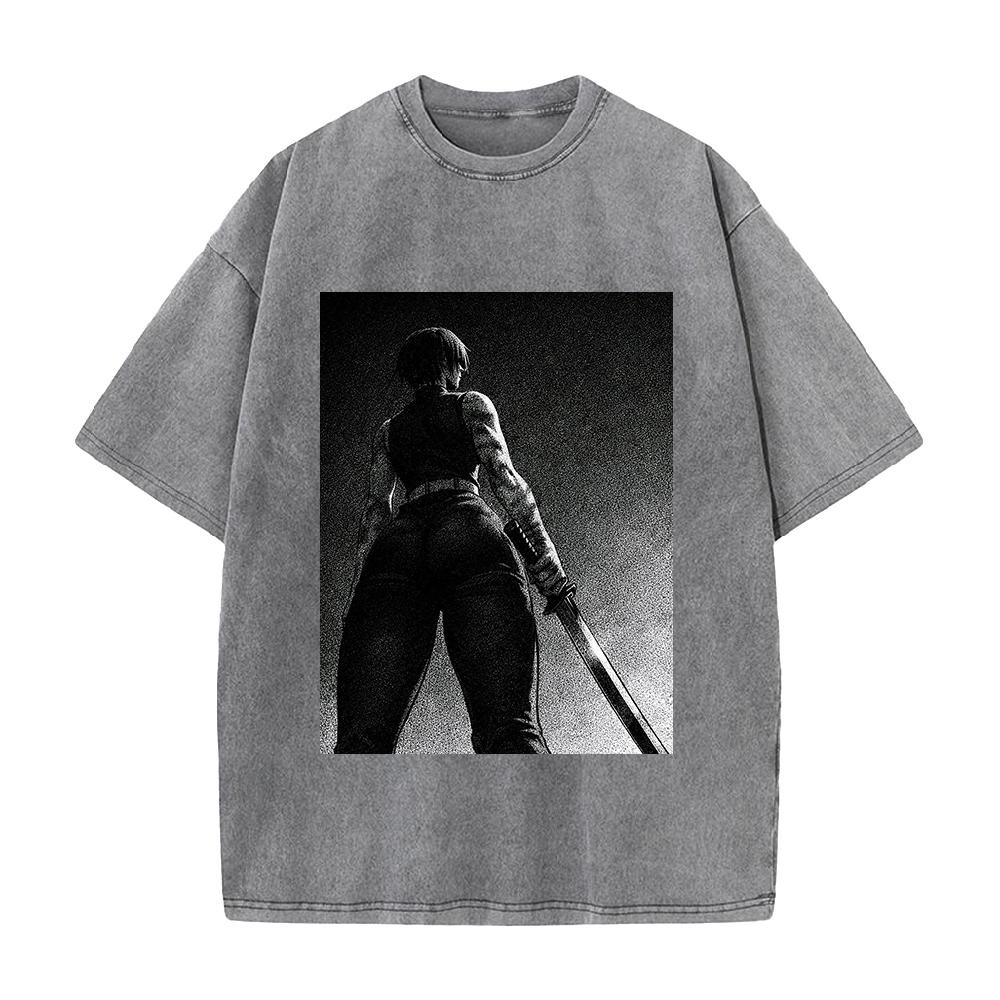 Jujutsu Kaisen Anime T Shirt Zenin Maki Y2k Washed T-shirt Men Clothing Summer Casual Short Sleeve High Quality Cotton Tees Tops S серый
Jujutsu Kaisen Anime T Shirt Zenin Maki Y2k Washed T-shirt Men Clothing Summer Casual Short Sleeve High Quality Cotton Tees Tops S серый