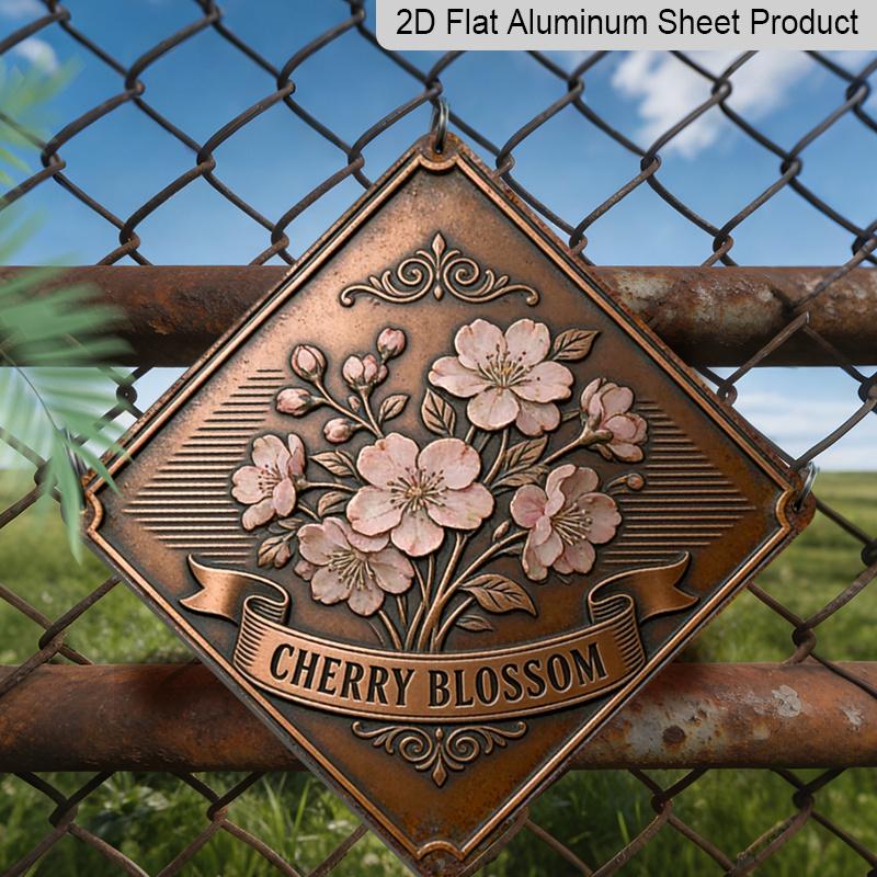 2D Flat - One Vintage Metal Aluminum Sign with A Cherry Blossom Theme, Measuring, Perfect As A Mother S Day Decorative Gift for Living Rooms 20*20cm
2D Flat - One Vintage Metal Aluminum Sign with A Cherry Blossom Theme, Measuring, Perfect As A Mother S Day Decorative Gift for Living Rooms 20*20cm