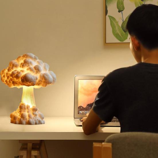 Yousheng Mushroom Cloud настольная лампа 3D Explosion Cloud ночник ручной работы смоляная настольная лампа для спальни стол прикроватный столик A
Yousheng Mushroom Cloud настольная лампа 3D Explosion Cloud ночник ручной работы смоляная настольная лампа для спальни стол прикроватный столик A