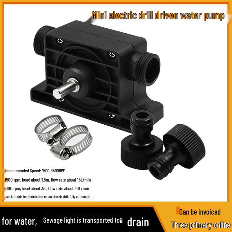 Compact Electric Drill-Driven High Flow Self-Priming Oil & Water Pump Round Pump
Compact Electric Drill-Driven High Flow Self-Priming Oil & Water Pump Round Pump