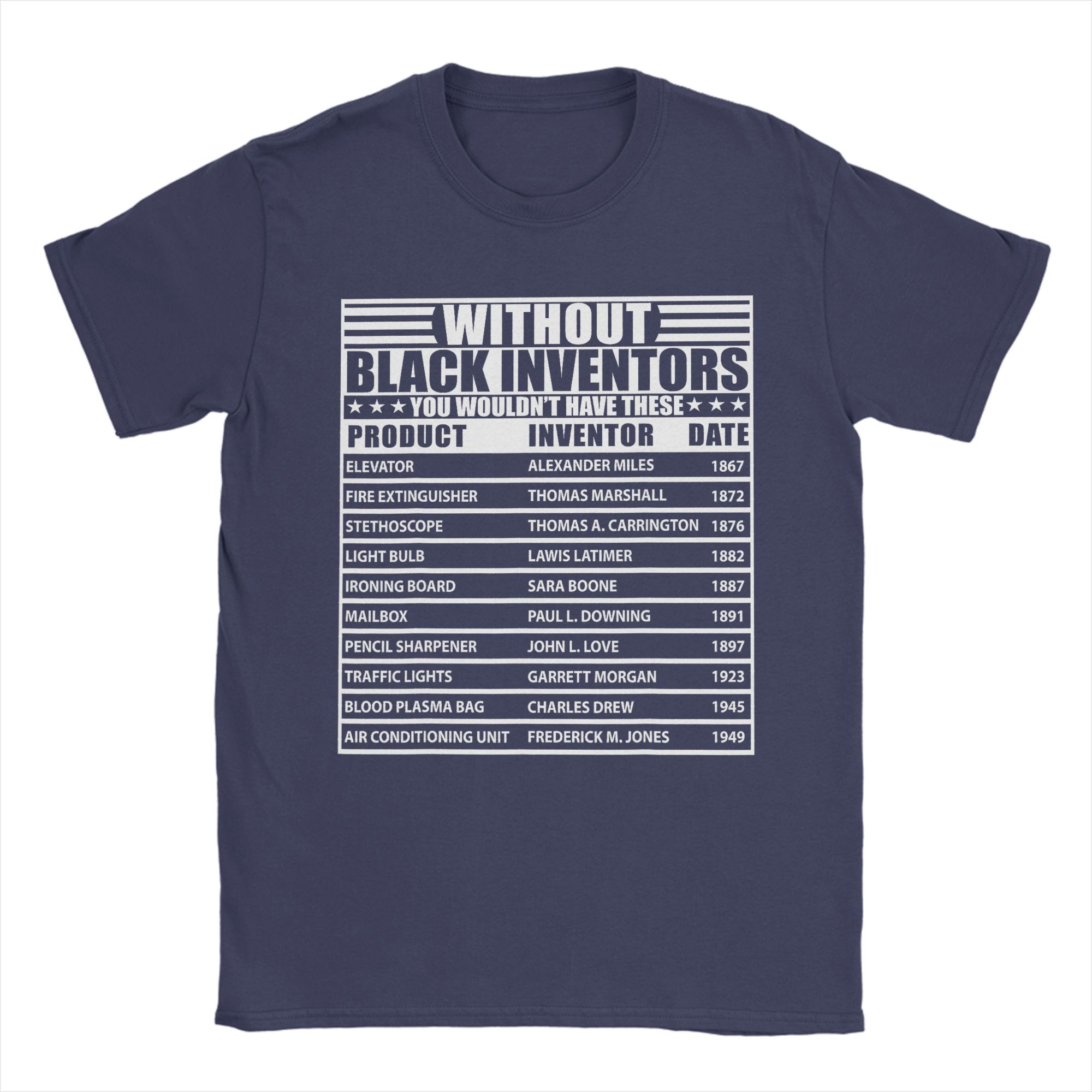 History Of Forgotten Black Inventors Black History Month Mens T Shirt Tees Short Sleeve Crew Neck TShirt Pure Cotton Tops 4XL
History Of Forgotten Black Inventors Black History Month Mens T Shirt Tees Short Sleeve Crew Neck TShirt Pure Cotton Tops 4XL