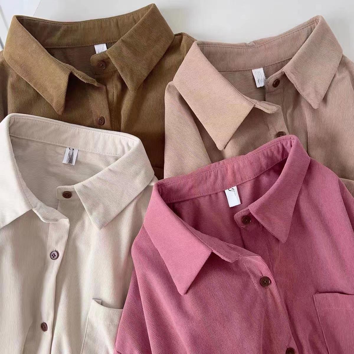Dopamine Plum Pink Corduroy Women s Striped Shirt - Loose, Casual, Slimming, for Autumn/Winter. XL
Dopamine Plum Pink Corduroy Women s Striped Shirt - Loose, Casual, Slimming, for Autumn/Winter. XL