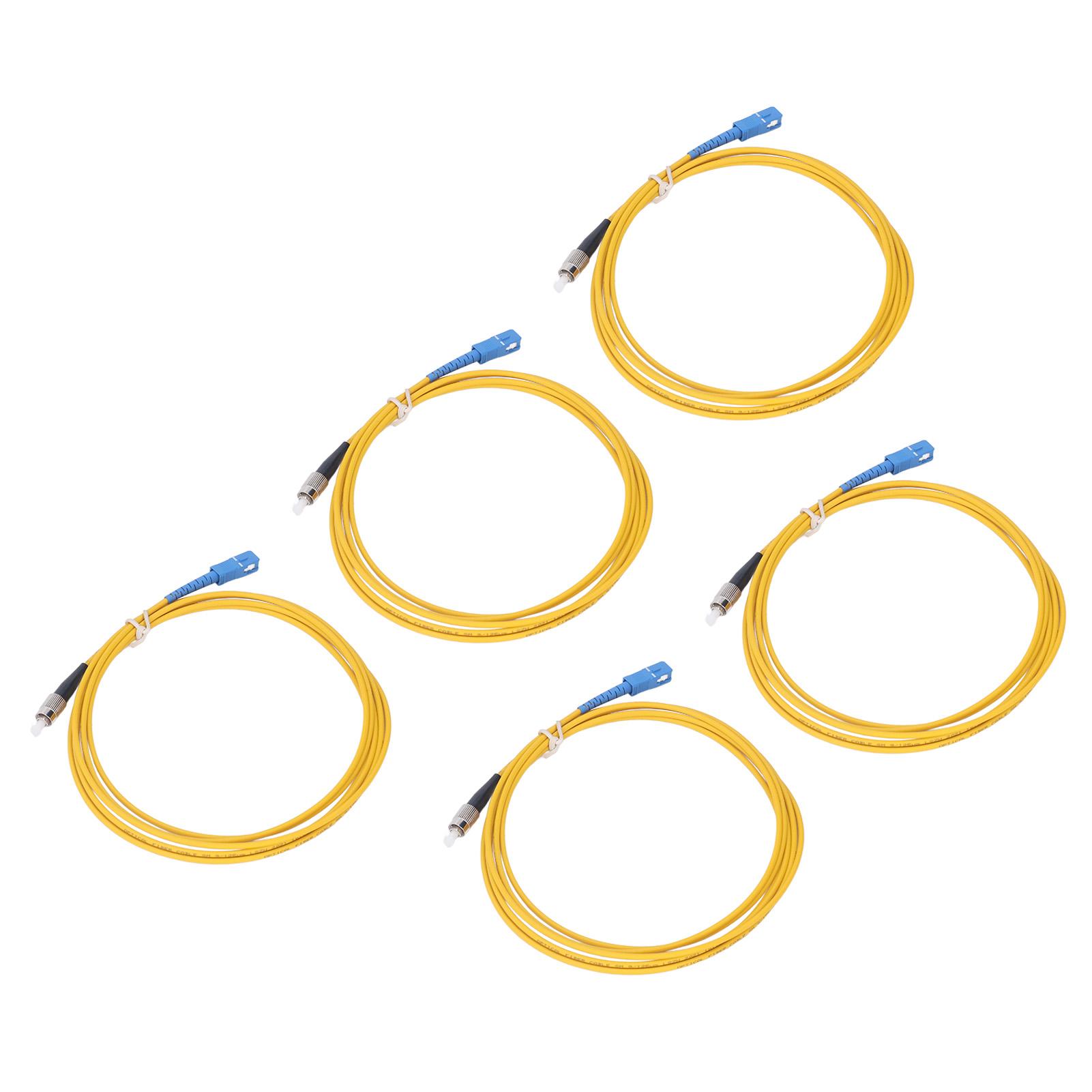 5Pcs Fiber Optic Internet Cable Patch Extension Cable Carrier Grade Low Smoke Halogen Free LSZH Outer Coat
5Pcs Fiber Optic Internet Cable Patch Extension Cable Carrier Grade Low Smoke Halogen Free LSZH Outer Coat