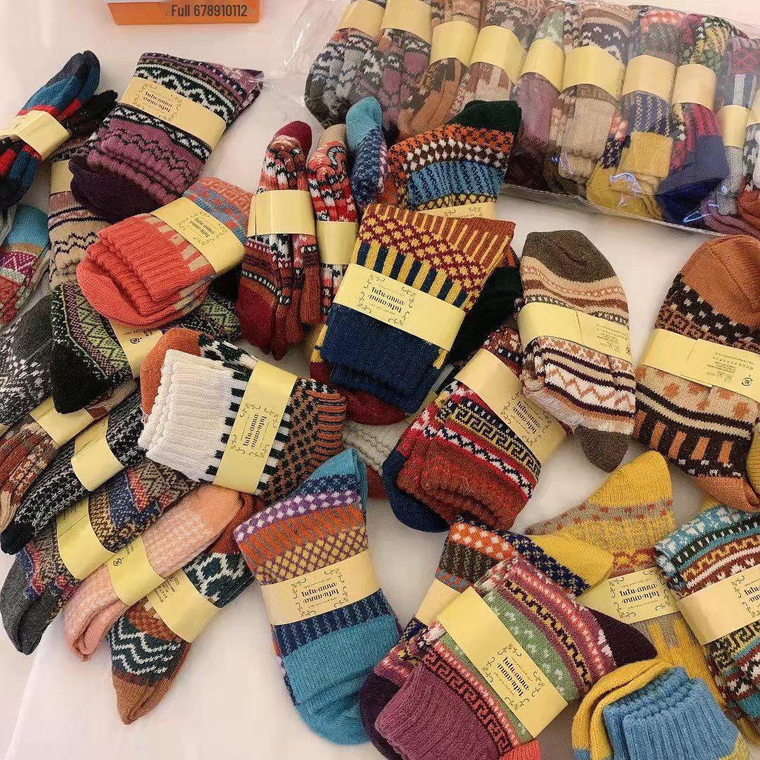 Женские носки в этническом стиле из кашемира и тотема, теплые, из смеси шерсти, средней длины, для осени и зимы 1 pack of 10 pairs, One Size
Женские носки в этническом стиле из кашемира и тотема, теплые, из смеси шерсти, средней длины, для осени и зимы 1 pack of 10 pairs, One Size