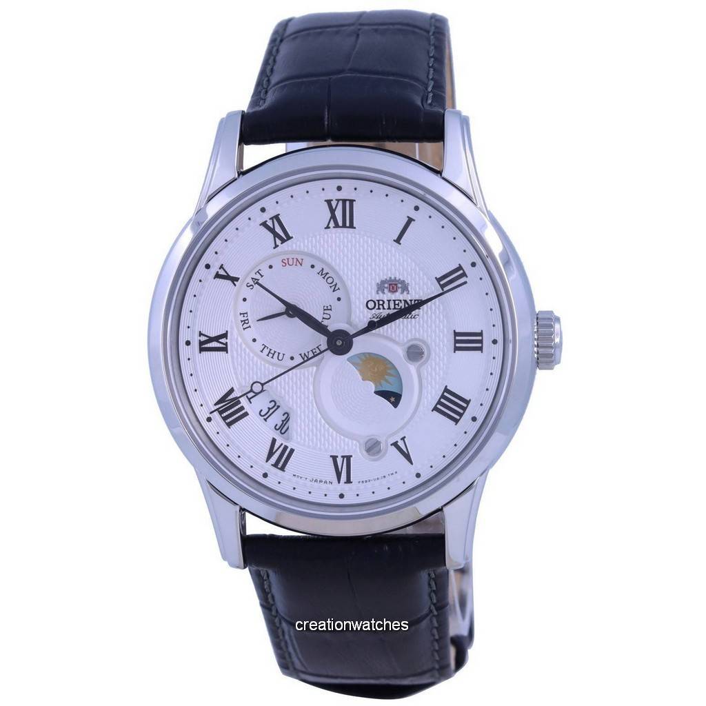 Orient Classic Sun And Moon Белый циферблат Автоматические часы RA-AK0008S10B RA-AK0008S30B Мужские часы белый
Orient Classic Sun And Moon Белый циферблат Автоматические часы RA-AK0008S10B RA-AK0008S30B Мужские часы белый