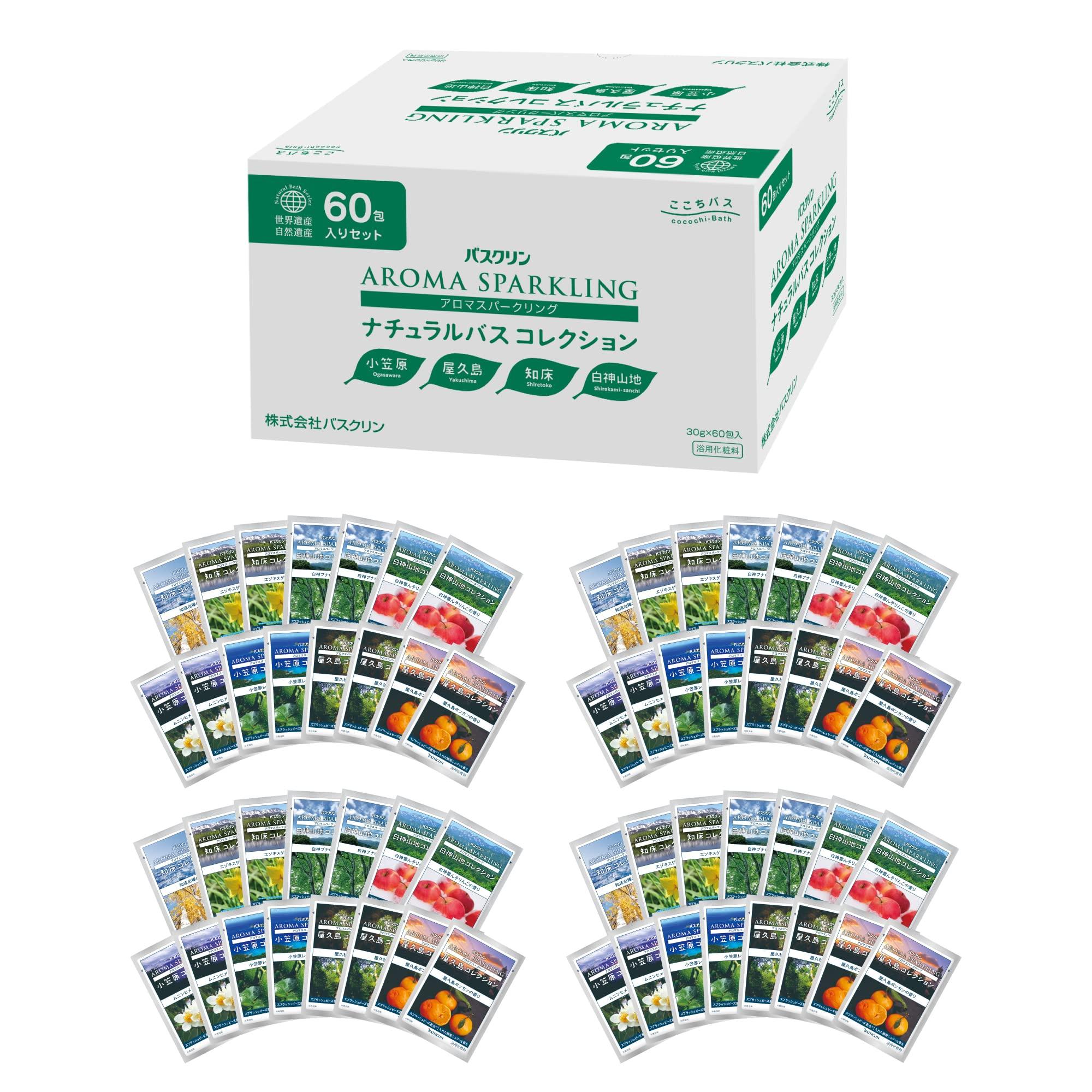 Kochi Bath Bath Clean Aroma Sparkling Natural Bath Collection 30 г x 60 пакетиков 8 видов наборов солей для ванн в индивидуальной упаковке от World Heritage
Kochi Bath Bath Clean Aroma Sparkling Natural Bath Collection 30 г x 60 пакетиков 8 видов наборов солей для ванн в индивидуальной упаковке от World Heritage