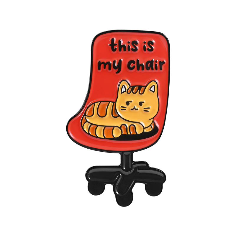 Warning Neighborhood Watch Cat On Duty Enamel Pin Orange Cat Fan Club Vintage Brooches Lapel Badge Jewelry Gift for Friends
Warning Neighborhood Watch Cat On Duty Enamel Pin Orange Cat Fan Club Vintage Brooches Lapel Badge Jewelry Gift for Friends