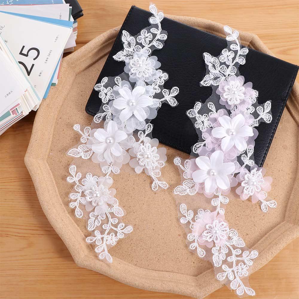 Beaded Clothing Patches Lace Clothing Applique Embroidery Flower Appliques Dressmaking рожевий
Beaded Clothing Patches Lace Clothing Applique Embroidery Flower Appliques Dressmaking рожевий