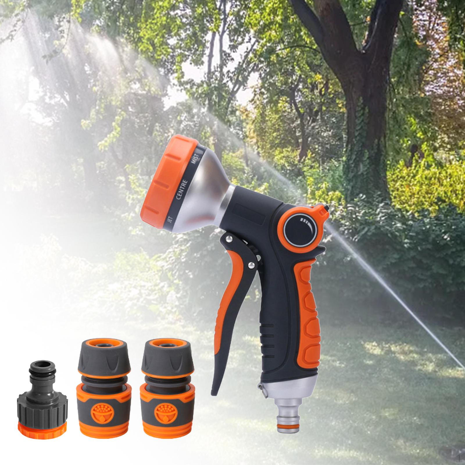 Насадка для садового шланга Ручной распылитель Сверхмощный распылитель с 8 регулируемыми режимами полива Style B
Насадка для садового шланга Ручной распылитель Сверхмощный распылитель с 8 регулируемыми режимами полива Style B