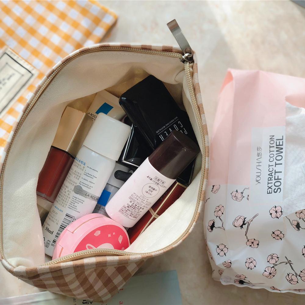427 Cotton Makeup Storage Pouch Anti-Wear Toiletries Women Teen Girls Cosmetic Organizer Travel Hand Bag Beige Grid
427 Cotton Makeup Storage Pouch Anti-Wear Toiletries Women Teen Girls Cosmetic Organizer Travel Hand Bag Beige Grid