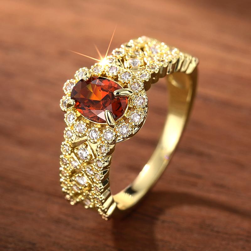 CAOSHI Gorgeous Orange Red Cubic Zirconia Rings Women for Wedding Party Hollow Out Band Gold Color Temperament Lady Zircon 10
CAOSHI Gorgeous Orange Red Cubic Zirconia Rings Women for Wedding Party Hollow Out Band Gold Color Temperament Lady Zircon 10