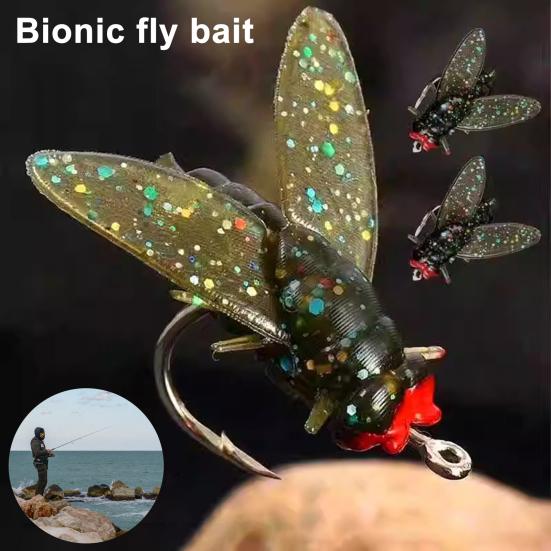 20Pcs Bionic Fly Fishing Baits with Sharp Hook Realistic Looking Compact Design S 20PCS
20Pcs Bionic Fly Fishing Baits with Sharp Hook Realistic Looking Compact Design S 20PCS