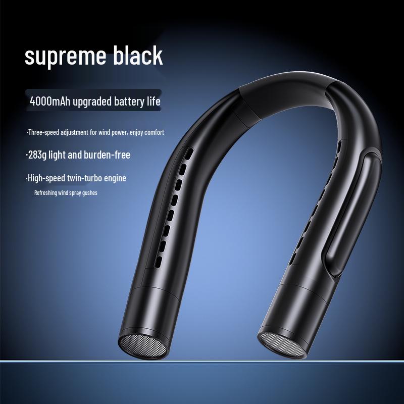 25-Year Cross-Border Neck-Hanging USB Portable Fan – Silent, Large Airflow for Outdoor Use 186*35*219 mm чорний
25-Year Cross-Border Neck-Hanging USB Portable Fan – Silent, Large Airflow for Outdoor Use 186*35*219 mm чорний