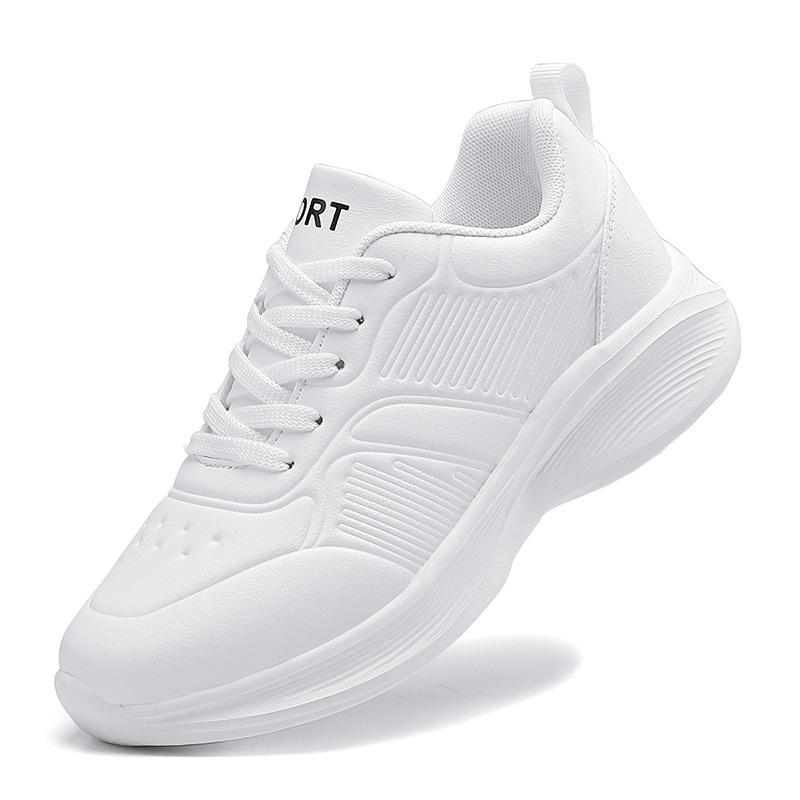 Spring and Autumn sports shoes leather surface waterproof soft sole light pure black long standing not tired feet shoes large size all black 42 білий
Spring and Autumn sports shoes leather surface waterproof soft sole light pure black long standing not tired feet shoes large size all black 42 білий