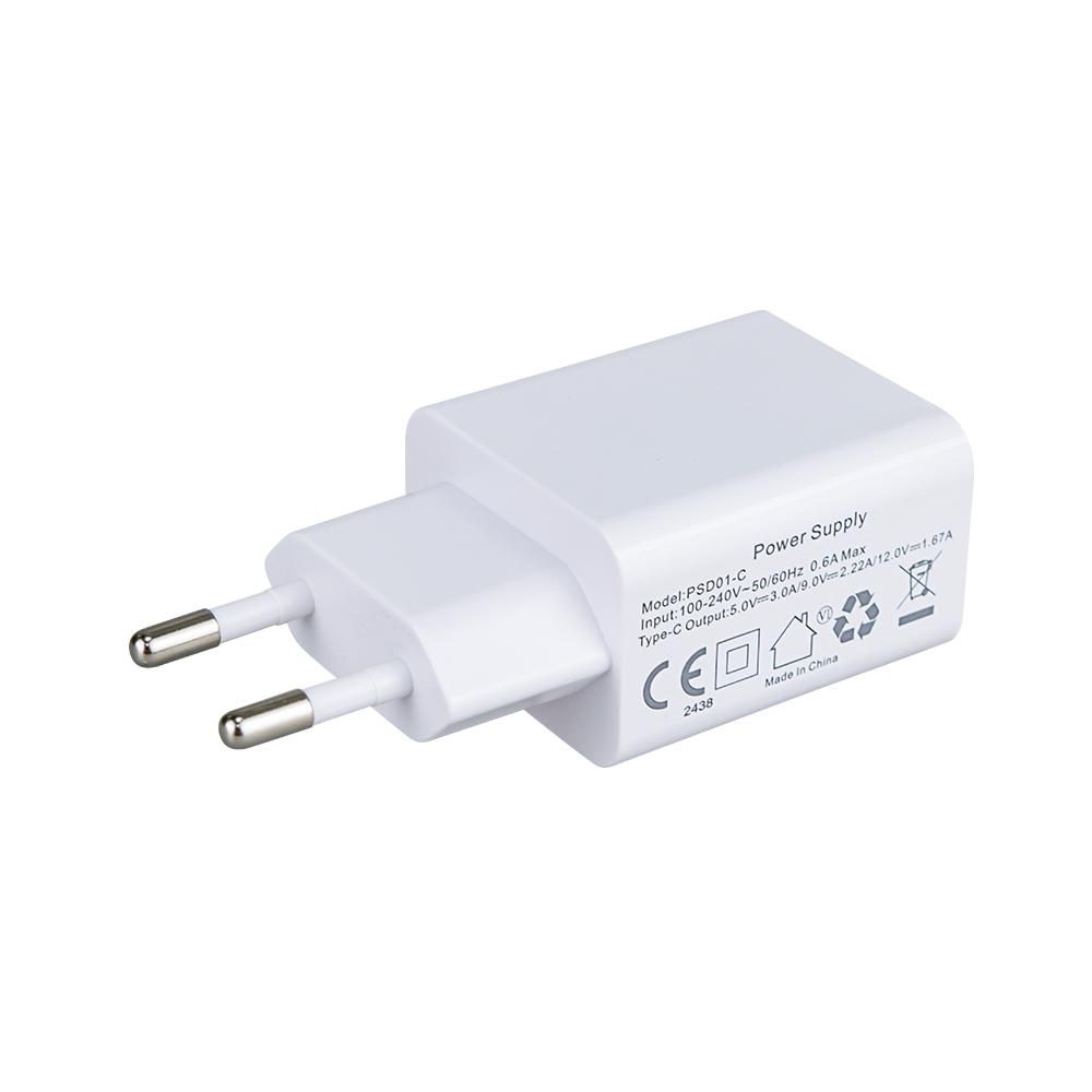 Certified USB-C Power Adapter 20W PD Fast Charging Charger for IPhone USB Type C Made of ABS US EU Plug US білий
Certified USB-C Power Adapter 20W PD Fast Charging Charger for IPhone USB Type C Made of ABS US EU Plug US білий
