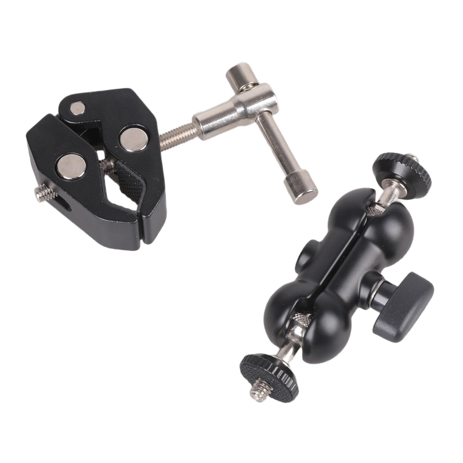 Adjustable Aluminum Super Clamp 1/4 And 3/8 Threaded For Photography Equipment Supports 13mm To 53mm Tube Diameter 1
Adjustable Aluminum Super Clamp 1/4 And 3/8 Threaded For Photography Equipment Supports 13mm To 53mm Tube Diameter 1