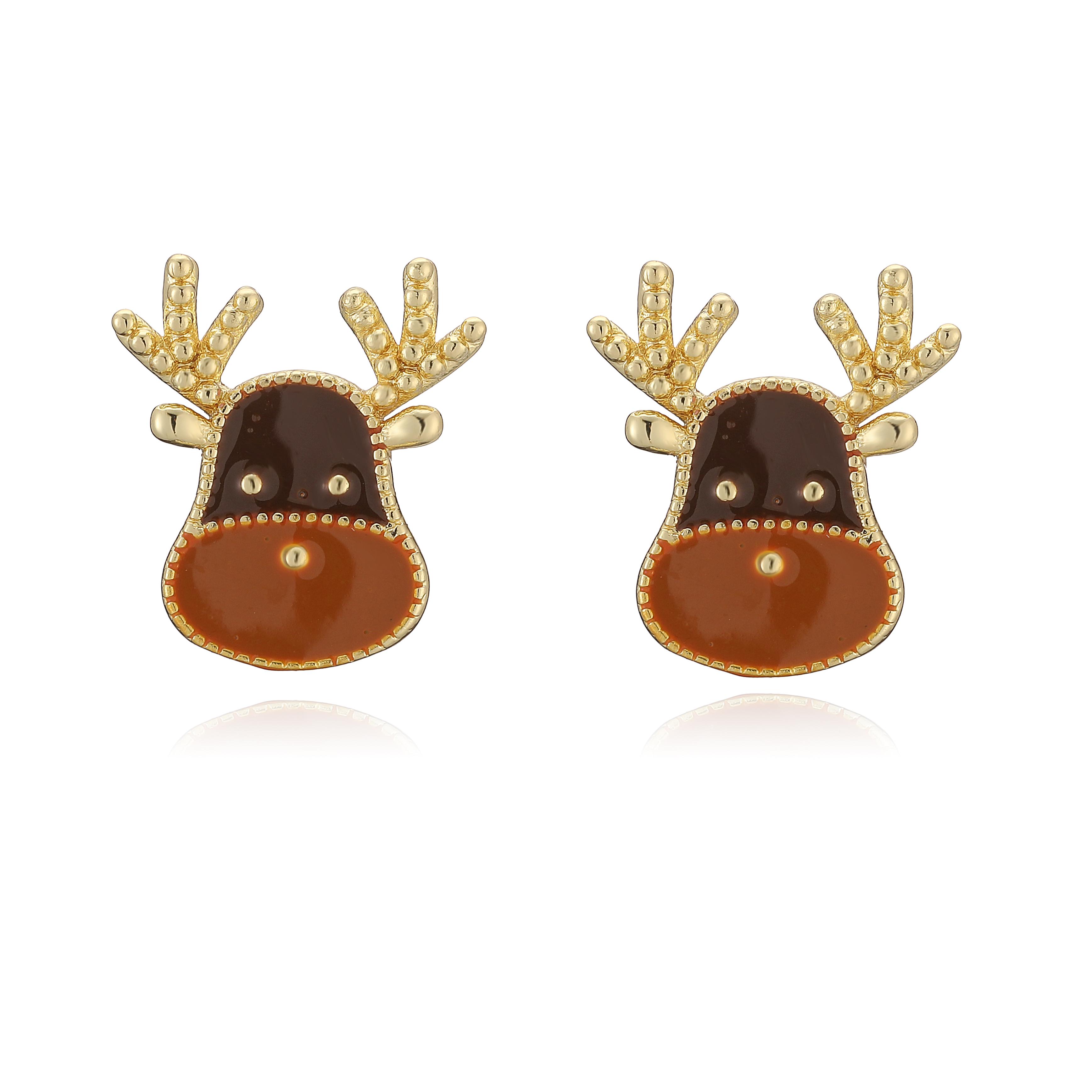 HECHENG,Autumn/Winter Zircon Accessories Women s Adorable Vintage Stud Earrings Christmas Theme Gift 1 Pair
HECHENG,Autumn/Winter Zircon Accessories Women s Adorable Vintage Stud Earrings Christmas Theme Gift 1 Pair