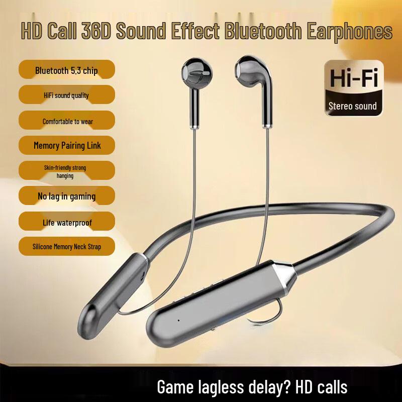 Sports Noise-Cancelling Bluetooth Earphones, Dual Ear-Hook Design, Long Battery Life, Model G07
Sports Noise-Cancelling Bluetooth Earphones, Dual Ear-Hook Design, Long Battery Life, Model G07