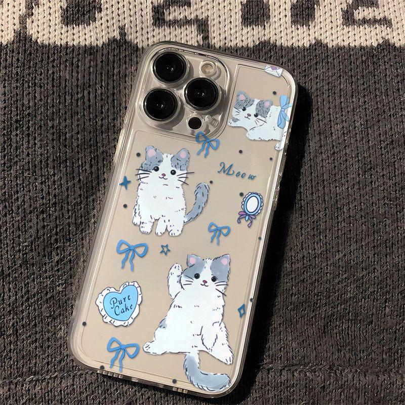 Gray-White Bowknot Kitten Cartoon Phone Case for Apple 13-16 Pro/Pro Max iPhone 14 Plus
Gray-White Bowknot Kitten Cartoon Phone Case for Apple 13-16 Pro/Pro Max iPhone 14 Plus