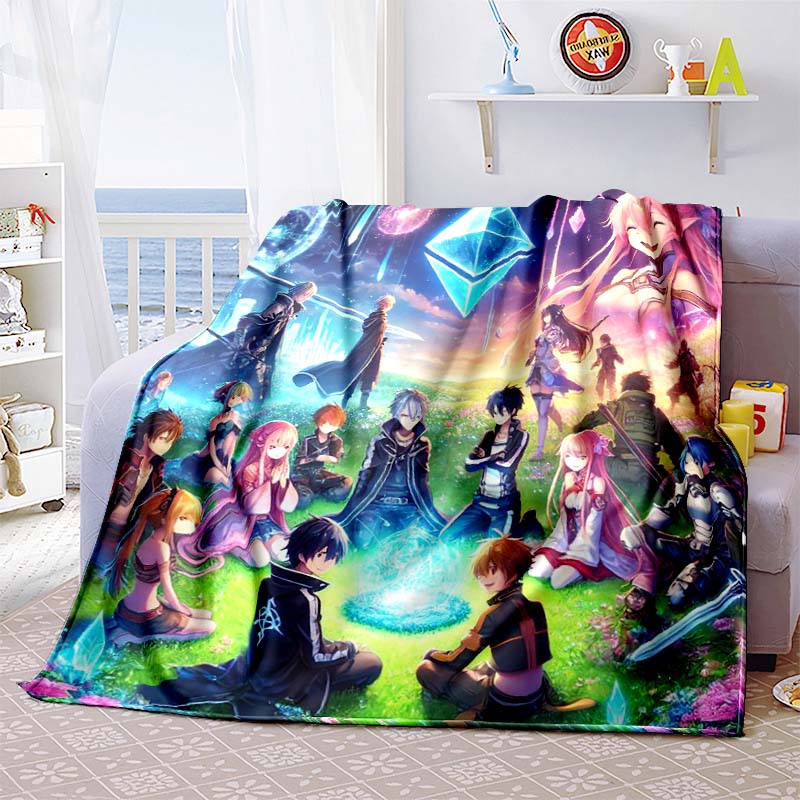 The 3D printed Sword Art Online flannel blanket is warm, comfortable, and soft, suitable for use in bedrooms, beds, sofas, 001 75x90cm
The 3D printed Sword Art Online flannel blanket is warm, comfortable, and soft, suitable for use in bedrooms, beds, sofas, 001 75x90cm