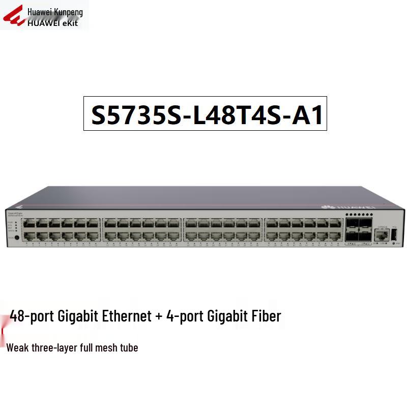 Huawei Kunling S5735S-L48T4S-A1 48-Port Gigabit Managed Switch
Huawei Kunling S5735S-L48T4S-A1 48-Port Gigabit Managed Switch