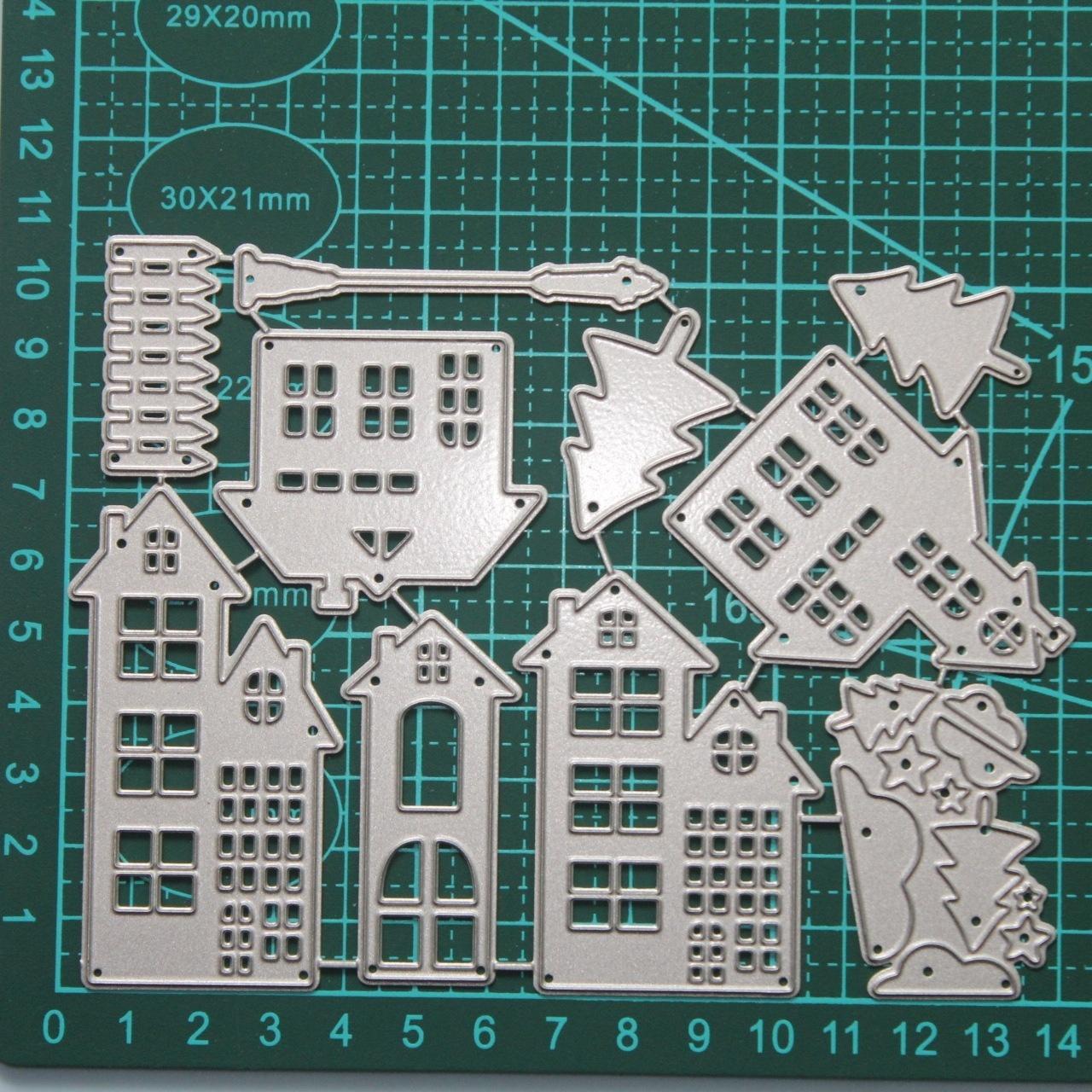 New Design Craft Metal Cutting Die House Building Decoration Scrapbook Album Paper Card Craft Embossing 1
New Design Craft Metal Cutting Die House Building Decoration Scrapbook Album Paper Card Craft Embossing 1