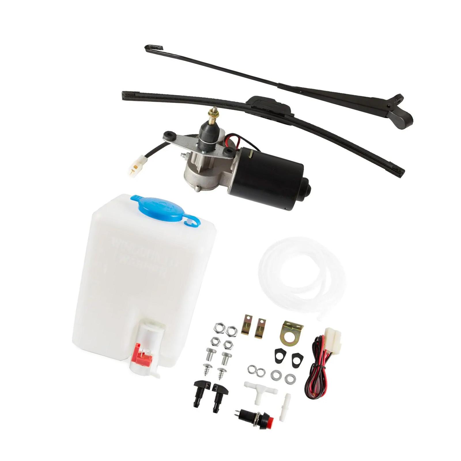 12V Motor Power Washer Motor Kit Includes Adjustable Sprayer Washer Bottle 90° Coverage For Utility Vehicle Windshields 1
12V Motor Power Washer Motor Kit Includes Adjustable Sprayer Washer Bottle 90° Coverage For Utility Vehicle Windshields 1