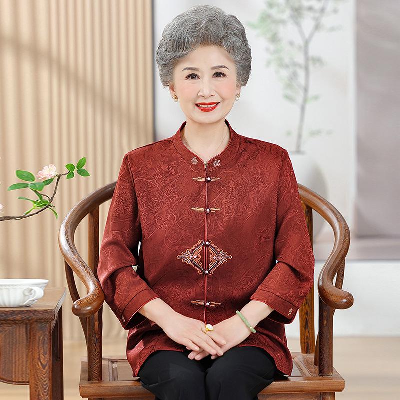 Festive Tang Suit Shirt for Moms: Spring & Autumn Elegant Top for Weddings and Celebrations 4XL (For 65-72.5 kg) помаранчевий
Festive Tang Suit Shirt for Moms: Spring & Autumn Elegant Top for Weddings and Celebrations 4XL (For 65-72.5 kg) помаранчевий