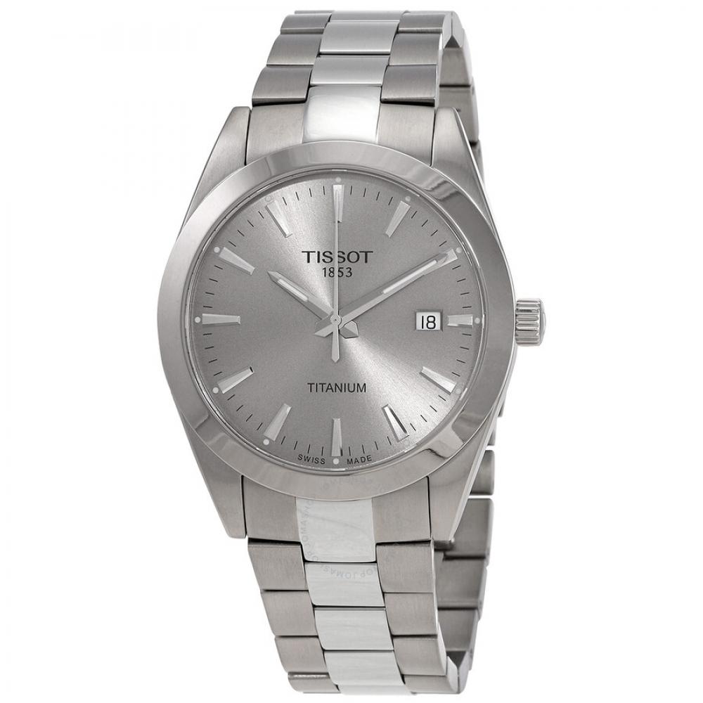 Tissot Чоловічий годинник з класичним титановим кварцовим сірим циферблатом T127.410.44.081.00
Tissot Чоловічий годинник з класичним титановим кварцовим сірим циферблатом T127.410.44.081.00