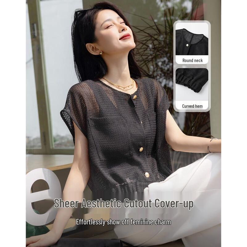 Demana Women s Summer Hollow Out Short Sleeve Top XL
Demana Women s Summer Hollow Out Short Sleeve Top XL