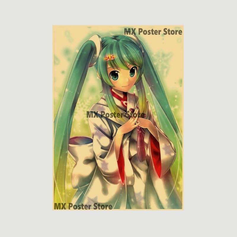 Аниме идол мультфильм певец Мику плакат HD печать крафт-бумага ретро настенные художественные фотографии спальня декоративная живопись домашний декор подарки 42x30cm
Аниме идол мультфильм певец Мику плакат HD печать крафт-бумага ретро настенные художественные фотографии спальня декоративная живопись домашний декор подарки 42x30cm