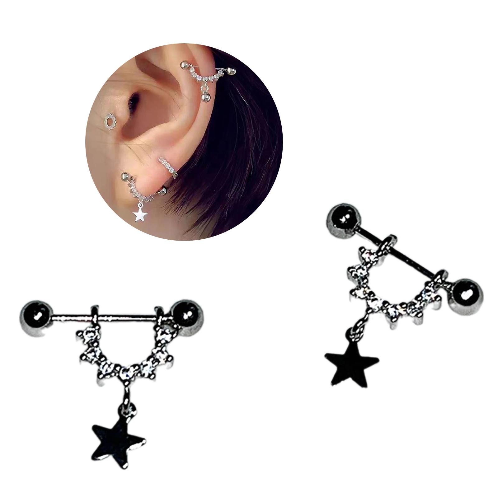 Elegant U shaped Star Bead Earrings Sophisticated Star Ear Bone Nails Accessory Dazzling U Shape Bead Ear Studs Jewelry
Elegant U shaped Star Bead Earrings Sophisticated Star Ear Bone Nails Accessory Dazzling U Shape Bead Ear Studs Jewelry