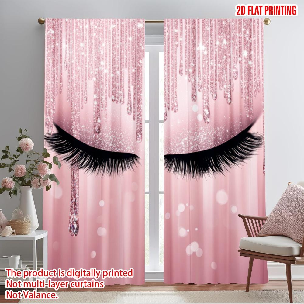 2pcs,2D plane printing Popular Curtains Glitter Glam Eyes Durable Polyester (without rod) Decorations Outdoor for Bedroom Living 52.50×116.00 CM 2pcs
2pcs,2D plane printing Popular Curtains Glitter Glam Eyes Durable Polyester (without rod) Decorations Outdoor for Bedroom Living 52.50×116.00 CM 2pcs