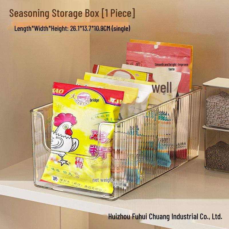 Retractable Kitchen Seasoning Organizer - Compartmented Storage for Bottles, Jars, and Packets
Retractable Kitchen Seasoning Organizer - Compartmented Storage for Bottles, Jars, and Packets