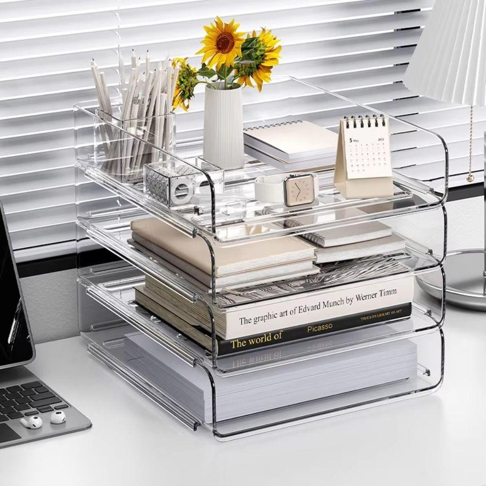 Stackable Brochure Holder Space Saving Acrylic Magazine Organizers Desktop Document Rack Pamphlet синій
Stackable Brochure Holder Space Saving Acrylic Magazine Organizers Desktop Document Rack Pamphlet синій