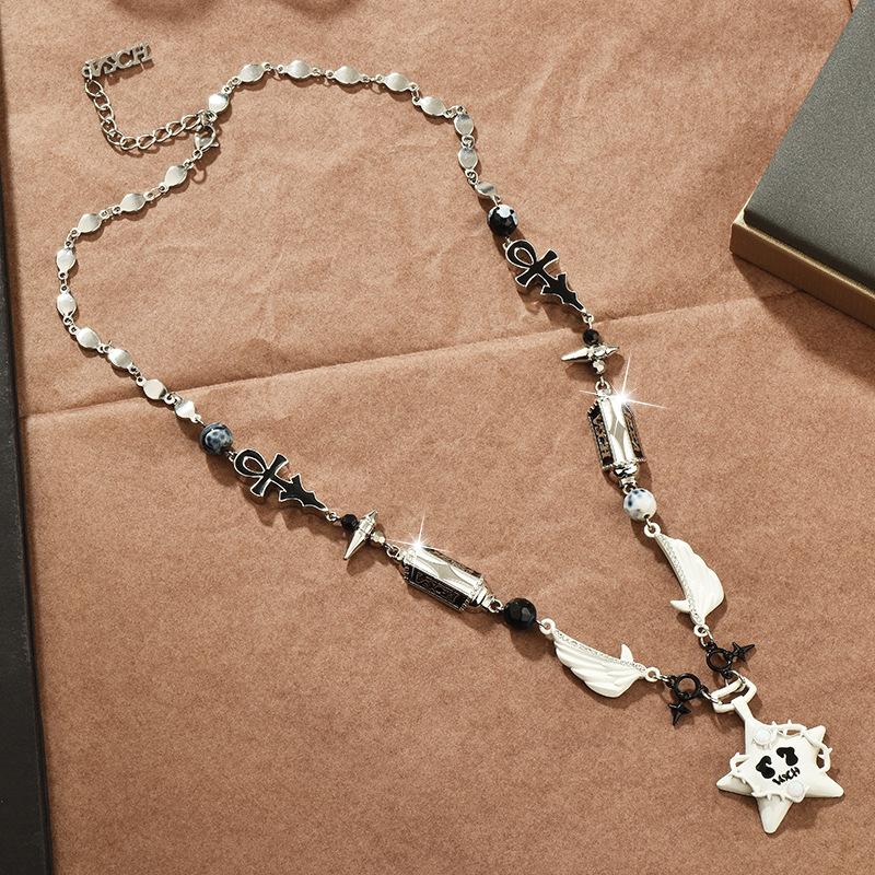 High Quality Titanium Steel Necklace With Layered Design And Geometric Shapes For Men And Women
High Quality Titanium Steel Necklace With Layered Design And Geometric Shapes For Men And Women