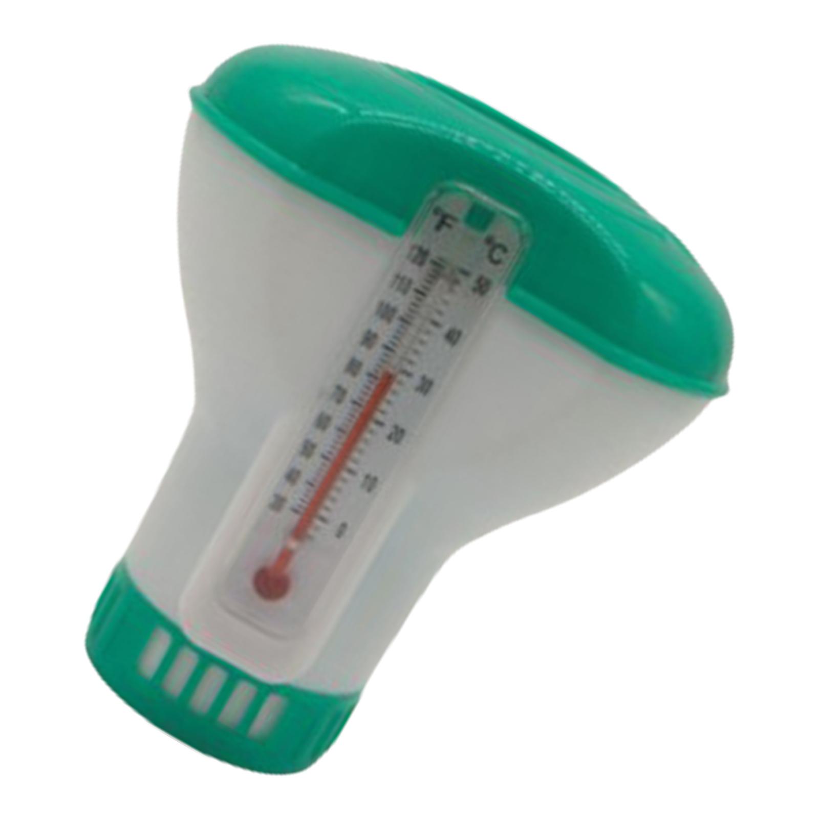 Chlorine Floater with Thermometer Swimming Pool Floating Chlorine Dispenser Medicine Floating Accessories Enduring
Chlorine Floater with Thermometer Swimming Pool Floating Chlorine Dispenser Medicine Floating Accessories Enduring