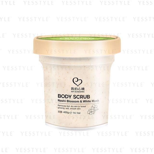 My Scheming - Nashi Blossom & White Musk Body Scrub 400g
My Scheming - Nashi Blossom & White Musk Body Scrub 400g