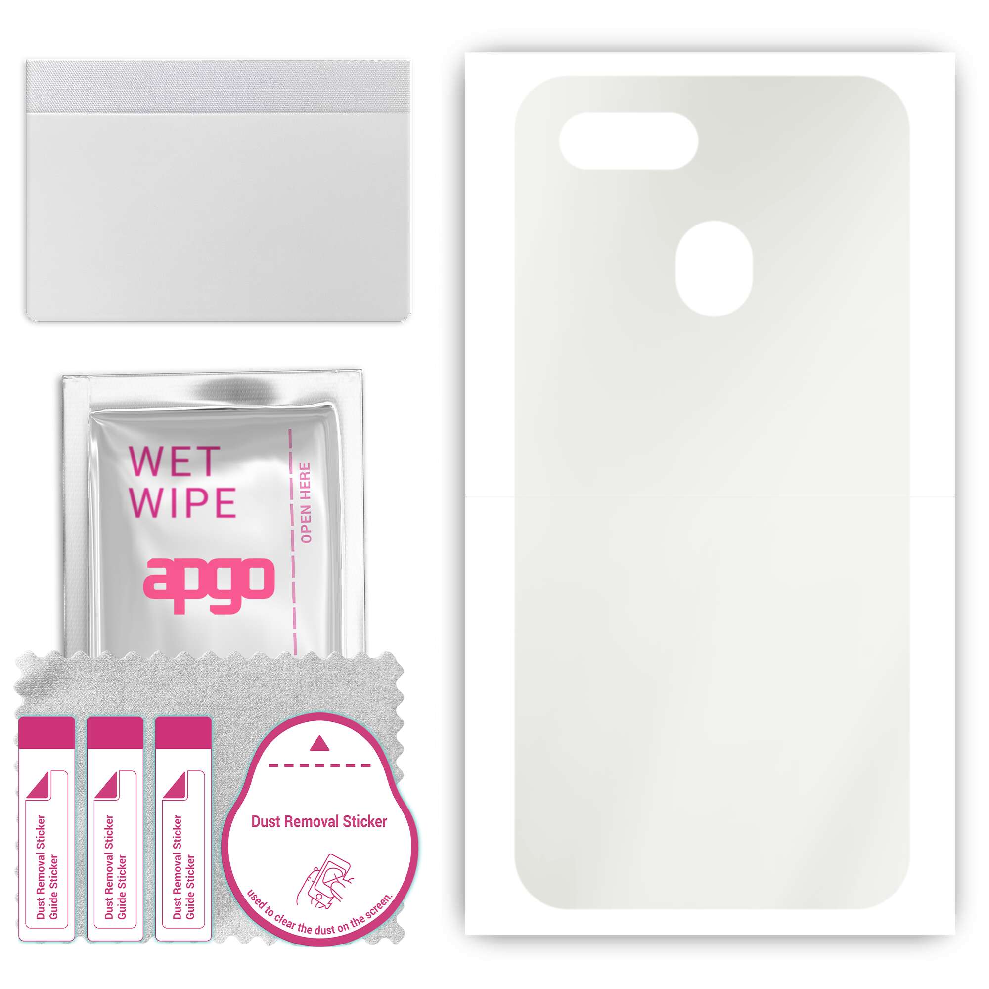 apgo MATTE Protective Skin Sticker for the back compatible with Oppo A7x, Wrap Film, Hydrogel Film, Flexible, Soft TPU with positioning layer easy ins
apgo MATTE Protective Skin Sticker for the back compatible with Oppo A7x, Wrap Film, Hydrogel Film, Flexible, Soft TPU with positioning layer easy ins