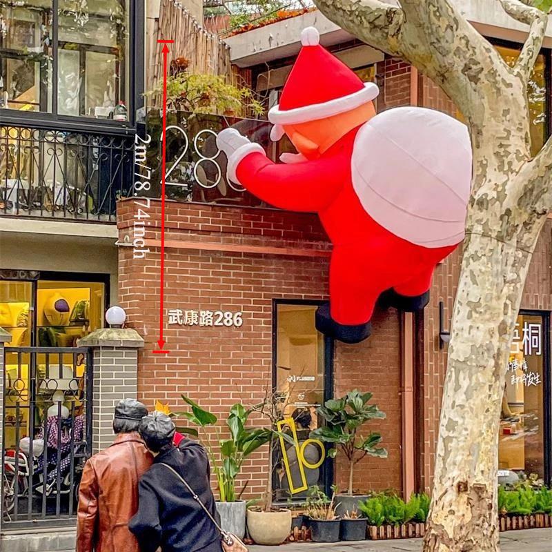 2М Рождественское украшение Надувной Санта Клаус Украшение для создания атмосферы вокруг стены со светодиодной подсветкой AU
2М Рождественское украшение Надувной Санта Клаус Украшение для создания атмосферы вокруг стены со светодиодной подсветкой AU