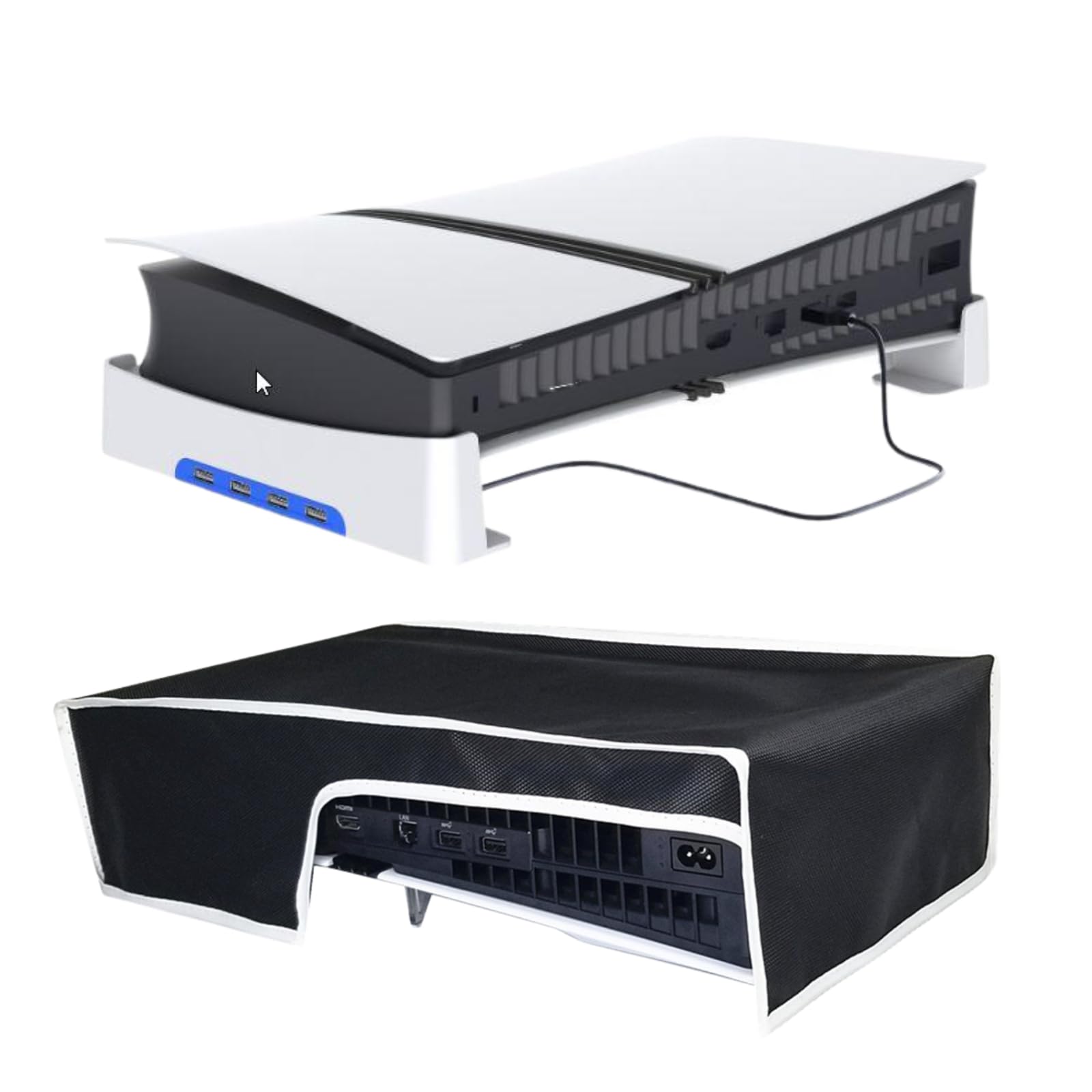 ATURIKA PRO Горизонтальная подставка-чехол, оснащенная 4 портами USB PS5 PRO с пыле- и теплоотводом и стабильная, рекомендуется для тех, кто не удовлетворен чёрный
ATURIKA PRO Горизонтальная подставка-чехол, оснащенная 4 портами USB PS5 PRO с пыле- и теплоотводом и стабильная, рекомендуется для тех, кто не удовлетворен чёрный