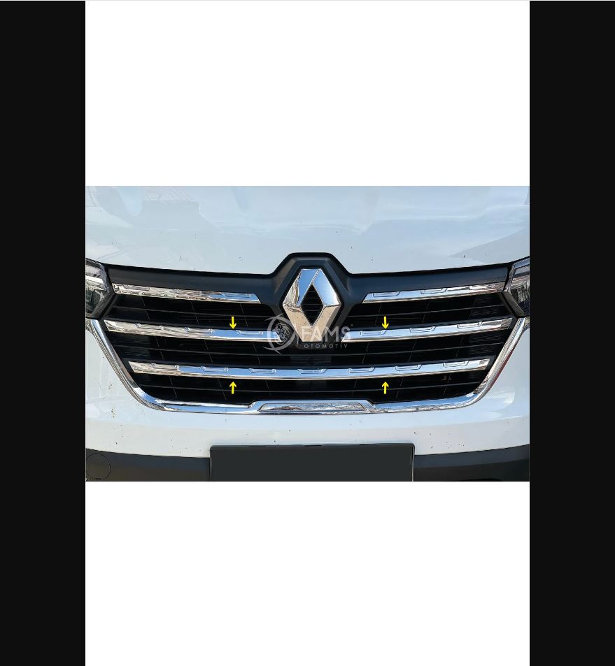 Для RENAULT TRAFIC Хромированная передняя решетка 3 шт.. 2022 2023 2024 2025 и более поздние модели из нержавеющей стали
Для RENAULT TRAFIC Хромированная передняя решетка 3 шт.. 2022 2023 2024 2025 и более поздние модели из нержавеющей стали