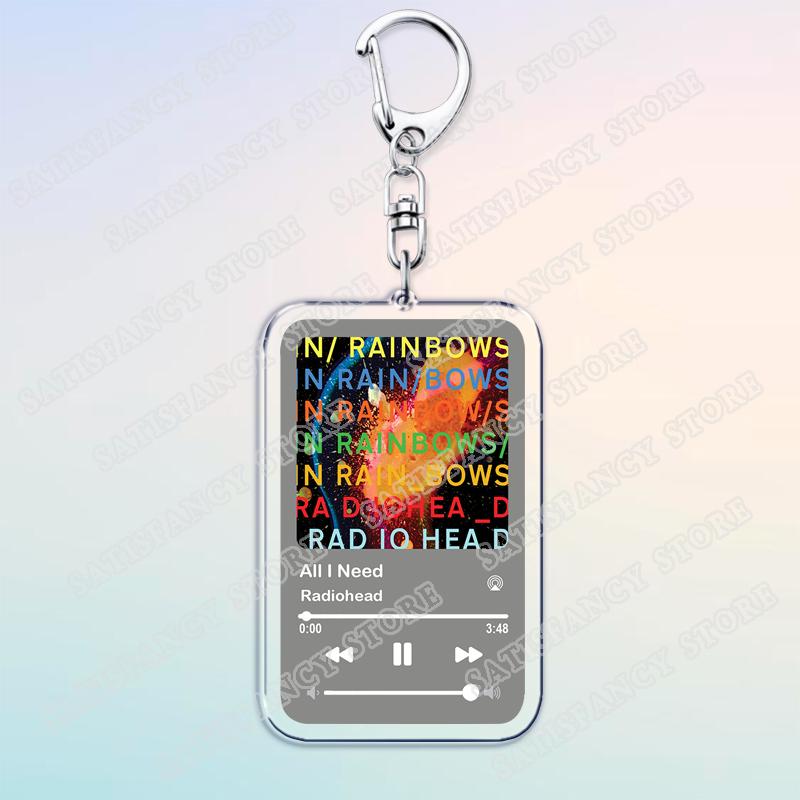 Hot Band Music Keychains Ok Computer Creep All I Need Let Down No Surprises Songs Keyings Jewelry Fans Friends Birthday Gifts
Hot Band Music Keychains Ok Computer Creep All I Need Let Down No Surprises Songs Keyings Jewelry Fans Friends Birthday Gifts