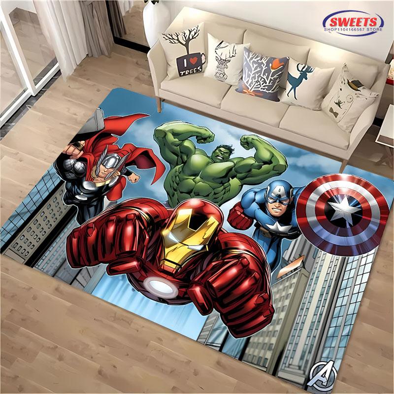 №2 Килим Marvel Месники Нові полиці! Вітальня Спальня Офісна зона Дитяча кімната на вибір,Нековзний Килимок, який можна прати в машині 150x200cm (59x79in)
№2 Килим Marvel Месники Нові полиці! Вітальня Спальня Офісна зона Дитяча кімната на вибір,Нековзний Килимок, який можна прати в машині 150x200cm (59x79in)