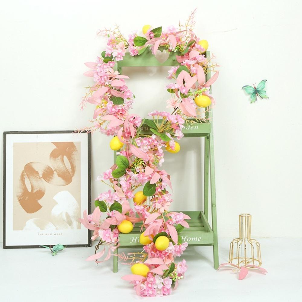 Lifelike Artificial Lemon Cherry Blossoms Vine Spring Faux Fruit Vine Wedding Party Decor Style 2
Lifelike Artificial Lemon Cherry Blossoms Vine Spring Faux Fruit Vine Wedding Party Decor Style 2